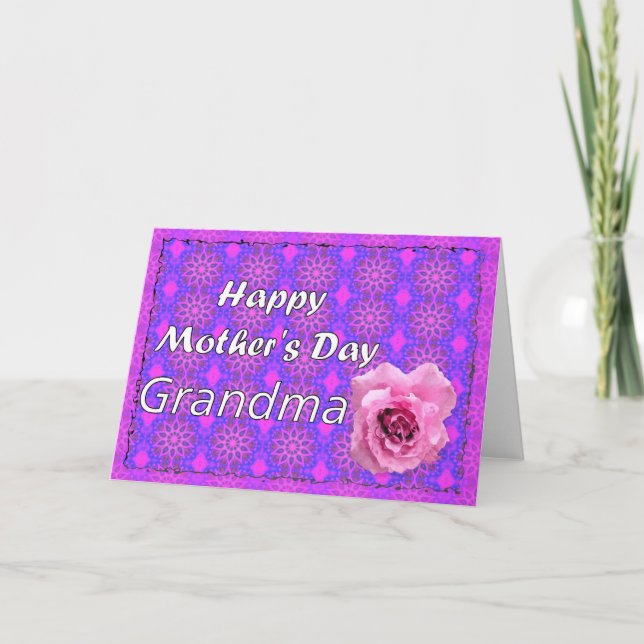 Happy Mother's Day  Grandma Card (Front)