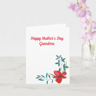 Happy Mother's Day Grandma Card
