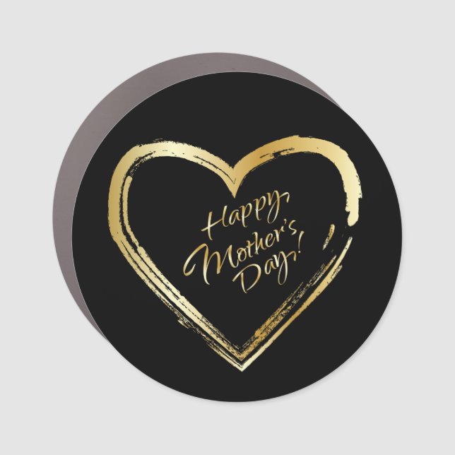 Happy Mother's Day Greeting Card Car Magnet (Front)