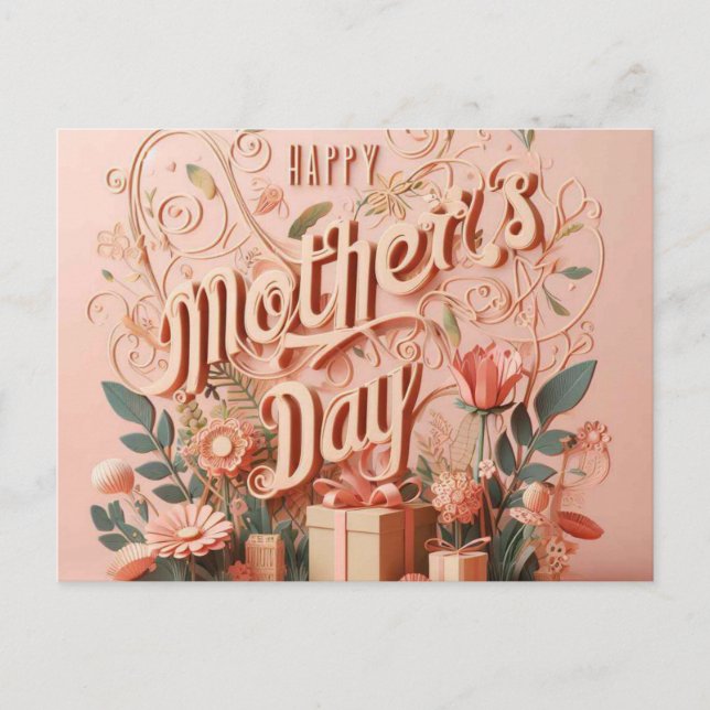 Happy Mother's Day Greeting Cards  (Front)