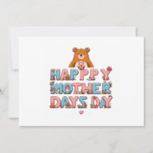 Happy Mother's Day greeting postcards