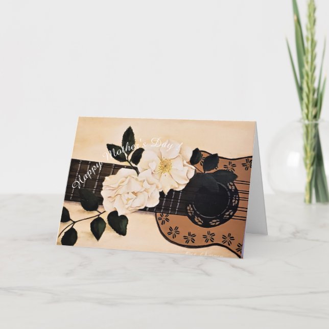 HAPPY MOTHER'S DAY GUITAR CARD (Front)