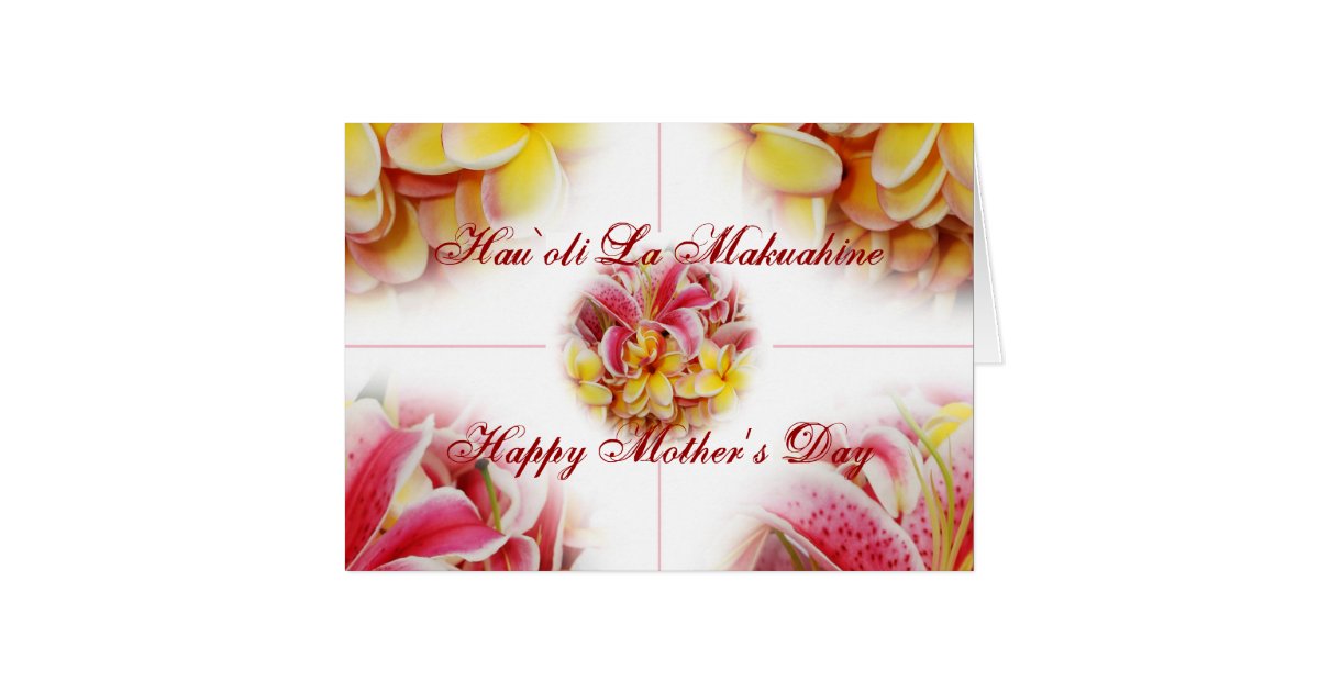 Happy Mother&rsquo;s Day Hawaiian Card | Zazzle
