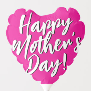 Happy Mothers Day Heart Gift Balloon