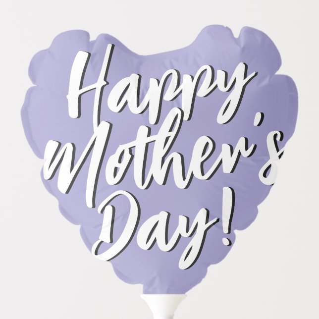 Happy Mothers Day Heart Gift Balloon (Front)