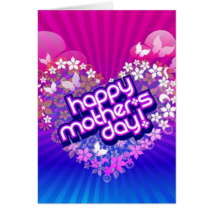 Happy Mother's Day Heart of Diamond Card.