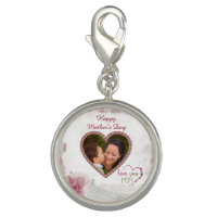 Happy Mother's Day Heart Personalized Charm