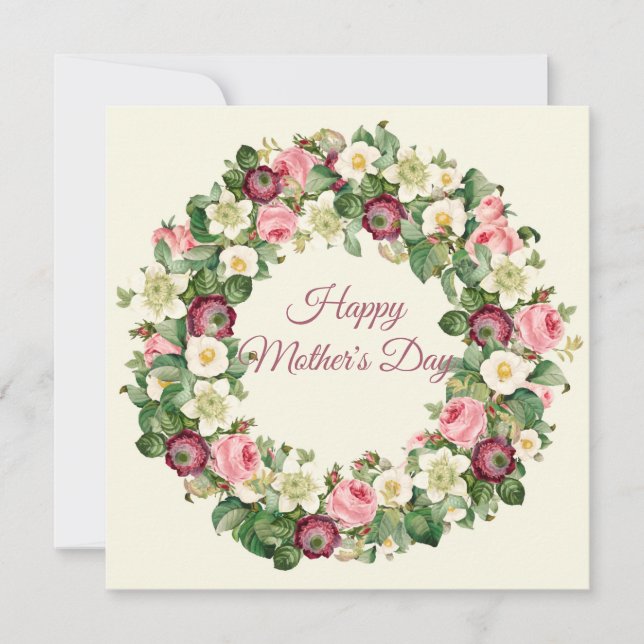 Happy Mother's Day Holiday Card (Front)