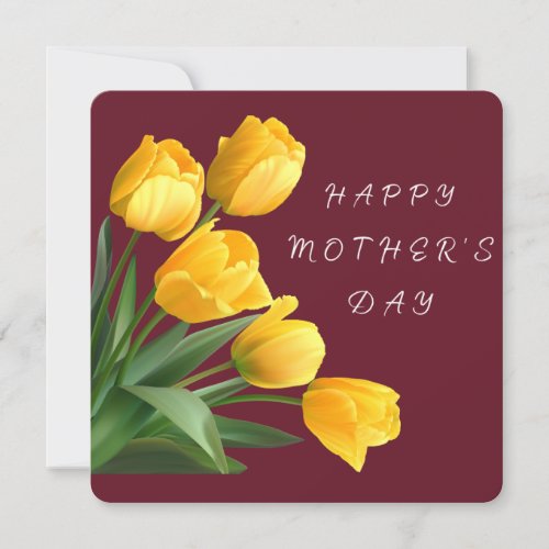 Happy Mothers Day Holiday Card