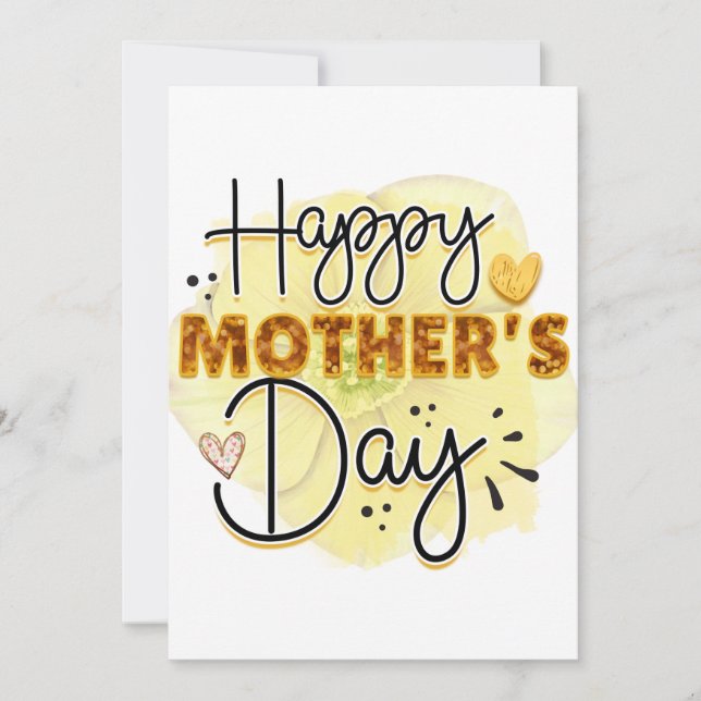 Happy Mother's Day Holiday Card (Front)