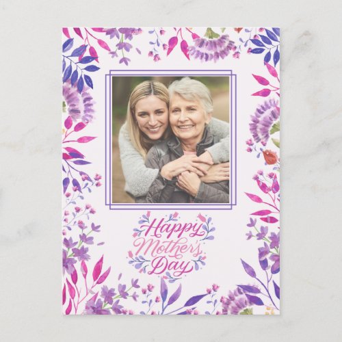 Happy Mothers Day Holiday Postcard