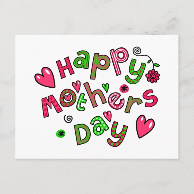 Happy Mothers Day Holiday Text (Front)
