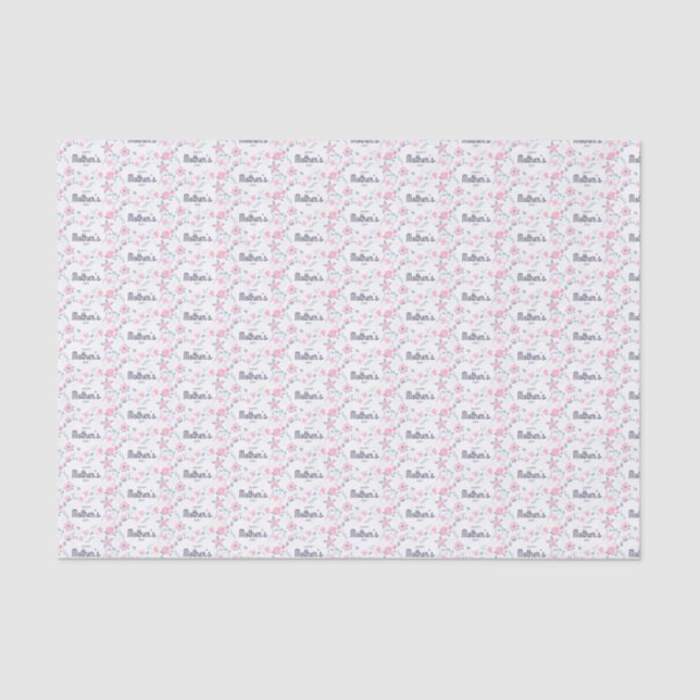 Happy Mother's Day Holiday  Tissue Paper (Front)