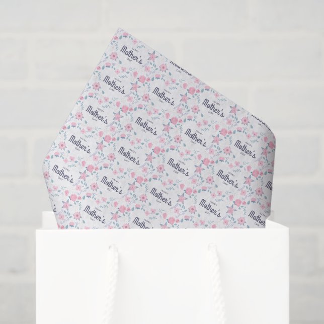 Happy Mother's Day Holiday  Tissue Paper (Gift Bag)