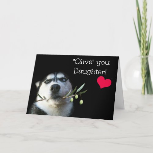 Happy Mothers Day I love You Daughter Card