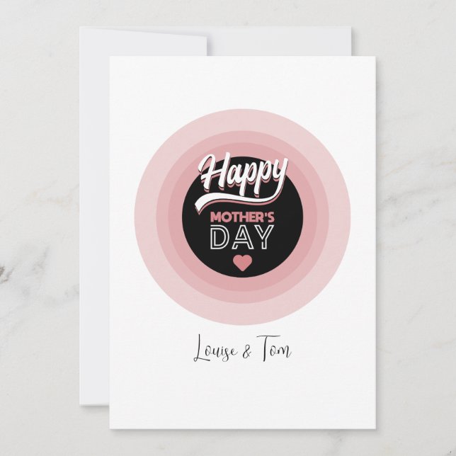 Happy mother's day invitation (Front)