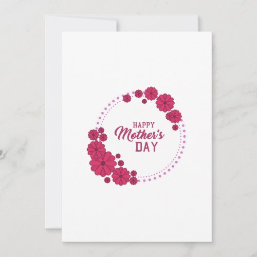 Happy mothers day invitation