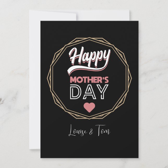 Happy mother's day invitation (Front)