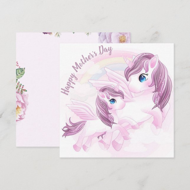 Happy Mother's Day Invitation (Front/Back)