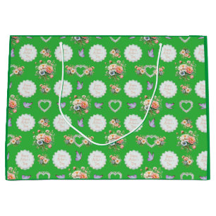 Happy Mother's Day, Irish Green! Large Gift Bag