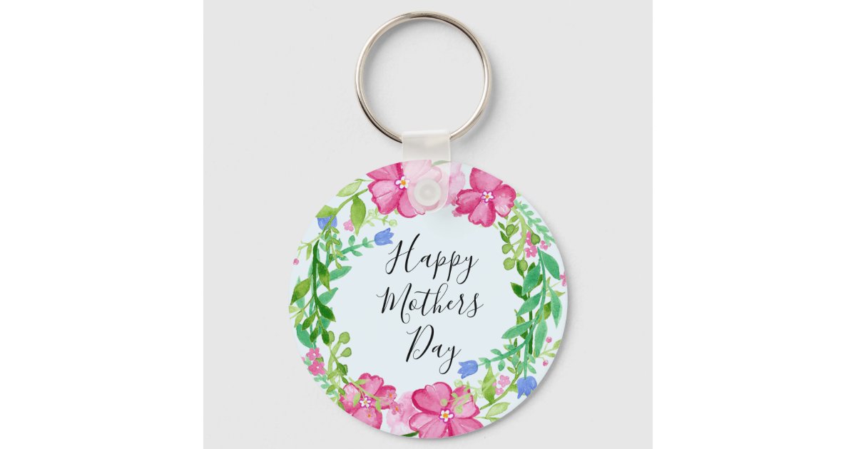 Happy Mothers Day Keychain | Zazzle