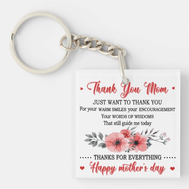  Happy Mother's Day Keychain (Front)