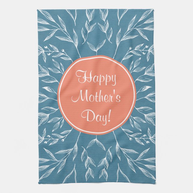Happy Mother's Day Kitchen Towel (Vertical)