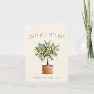 Happy Mother's Day Lemon Tree Card