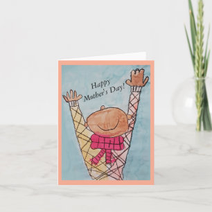 Happy Mother's Day Letterpress Thank You Card