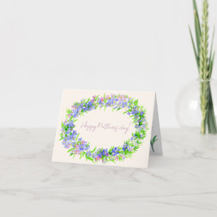 Happy mothers day! letterpress thank you card