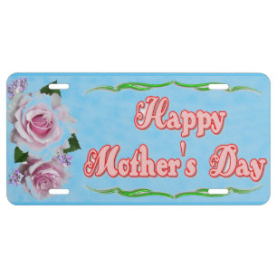 Happy Mother's Day License Plate