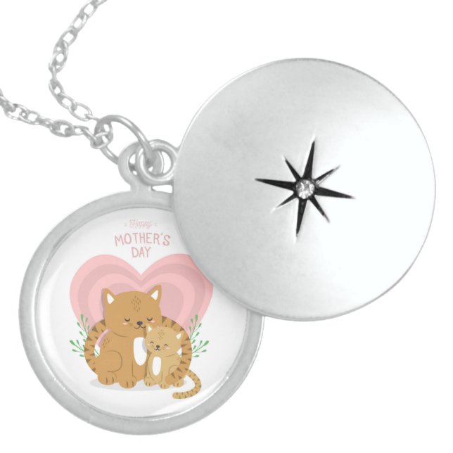 Happy Mother's Day Locket Necklace (Front)