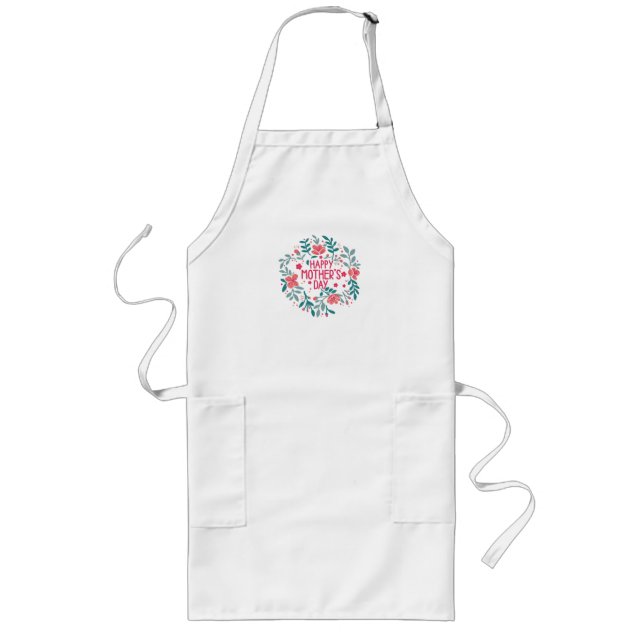 HAPPY MOTHER'S DAY LONG APRON (Front)