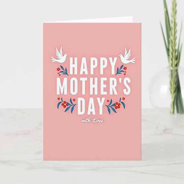 Happy Mothers Day Love Card (Front)
