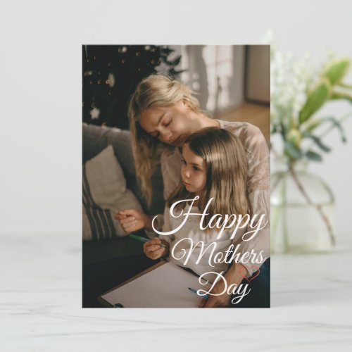 Happy Mothers day love photo Mothers day  Holiday Card