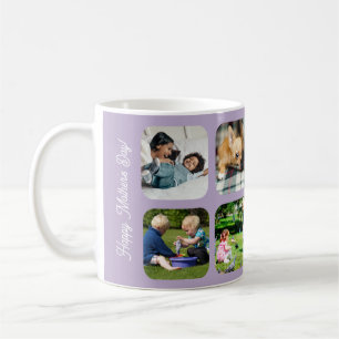 Happy Mothers Day love you mom photo collage lilac Coffee Mug