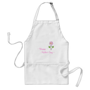 Happy-Mothers-Day Love you Mom Unique Adult Apron