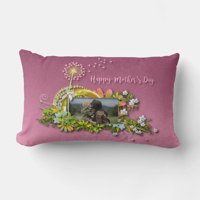 Happy Mother's Day Lumbar Pillow (Front)