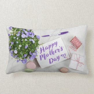 HAPPY MOTHER'S DAY  LUMBAR PILLOW