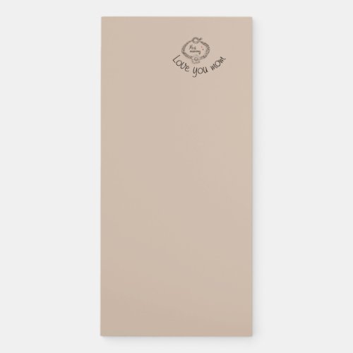 Happy mothers day Magnetic Notepad