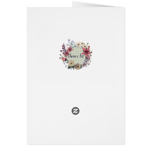 Happy Mother's Day! Mint Green | Country Flowers (Back)