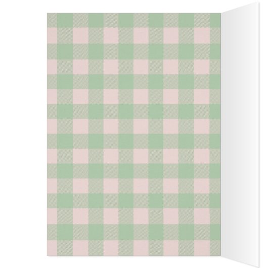 Happy Mother's Day! Mint Green | Country Flowers (Inside (Left))