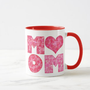 Happy Mother's Day Mom Alphabet Mug