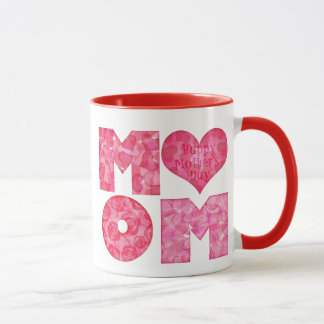 Happy Mother's Day Mom Alphabet Mug