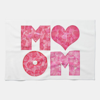 Happy Mother's Day Mom Alphabet Towel