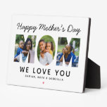 Happy Mothers Day Mom Custom Photo Collage Plaque Happy Mothers Day Mom Custom Photo Collage Plaque