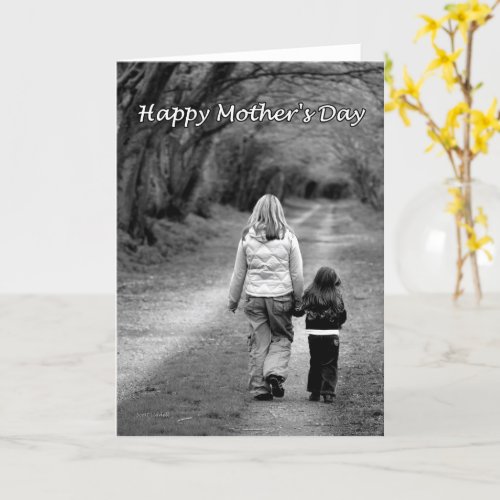 Happy Mothers Day Mom  Daughter Card