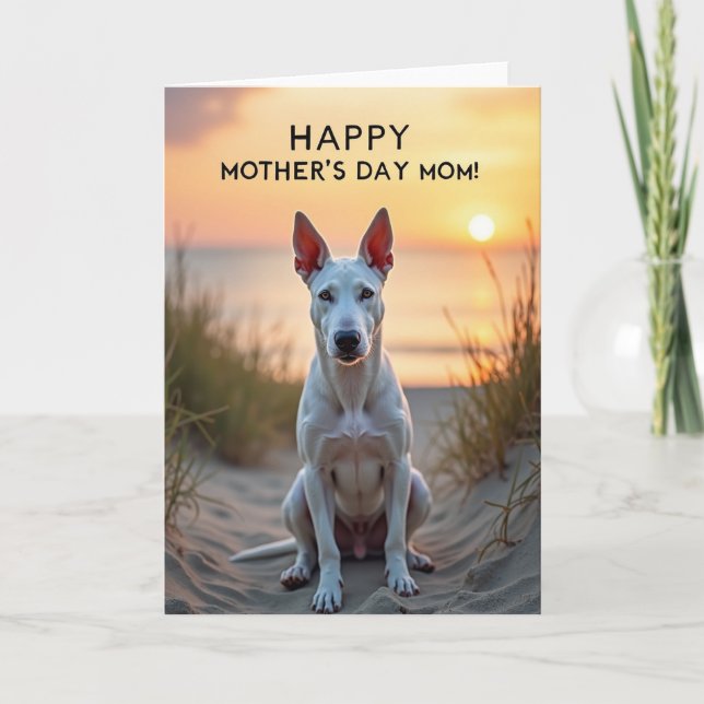 Happy Mothers Day Mom Dog Card (Front)