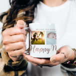 Happy Mother's Day Mom Faux Rose Gold Photo Grid Coffee Mug<br><div class="desc">This stylish mug has space for four of your square photos,  and says "Happy Mother's Day" in modern faux rose gold look typography. Personalize with any message and name along the top border. A perfect gift for mom!</div>