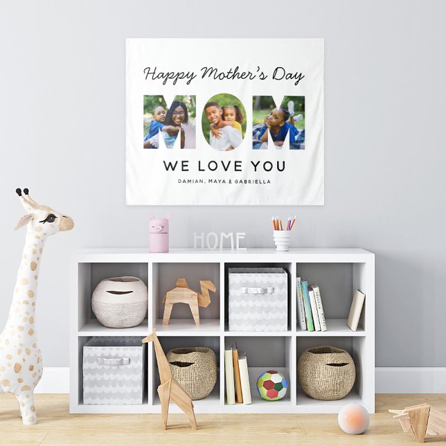 Happy Mothers Day Mom Photo Letter Backdrop (Creator Uploaded)